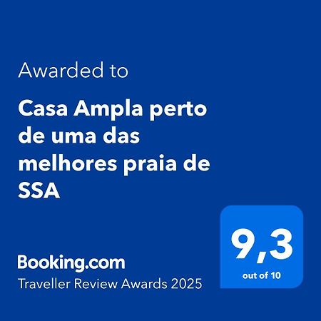 Casa Ampla Perto De Uma Das Melhores Praia De Ssa Salwador Zewnętrze zdjęcie